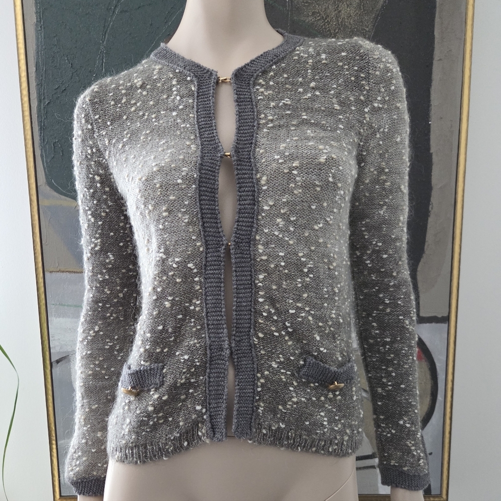 Northland | Knit Cardigan with Gold Accents